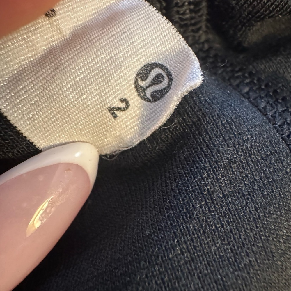 Lululemon Align Ribbed One Shoulder Bra Black 2 - Picture 3 of 4